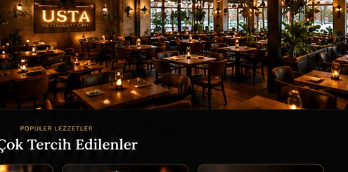 Usta Restaurant Cafe dış mekan ve cafe atmosferi
